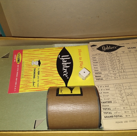 Vintage Yahtzee game - Picture 2 of 8